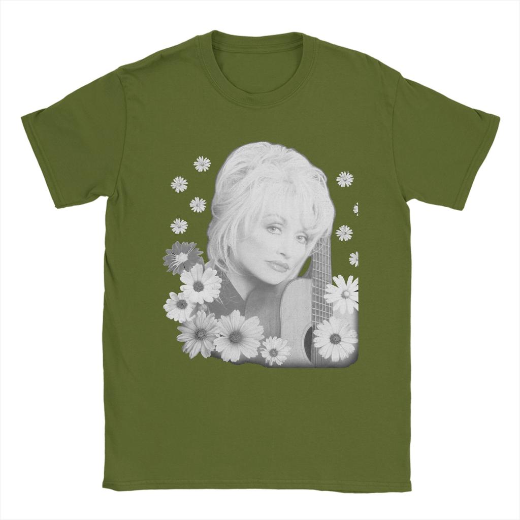 Dolly Parton American Singer T Shirts Unisexs 100 Cotton Casual Tshirts Crewneck Tees Short Sleeve Clothing New Arrival