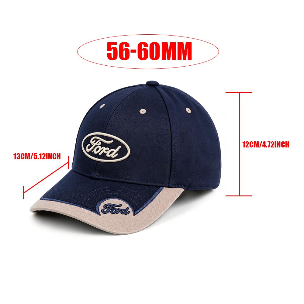 ZOZU8 Car Logo Baseball Cap Adjustable Snapback Caps Men Women Casual Hat For Ford Fiesta Kuga Mustang Fusion Focus Accessories Wheel