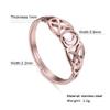 Кольцо Celtic Trinity Knot Moon Ring из нержавеющей стали с регулируемым ободком для женщин