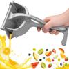 Ручная соковыжималка для лимона, ручная соковыжималка для отжима сока с тонким фильтром для орехов, лимона, лайма, граната, арбуза, апельсина Соковыжималка Silver