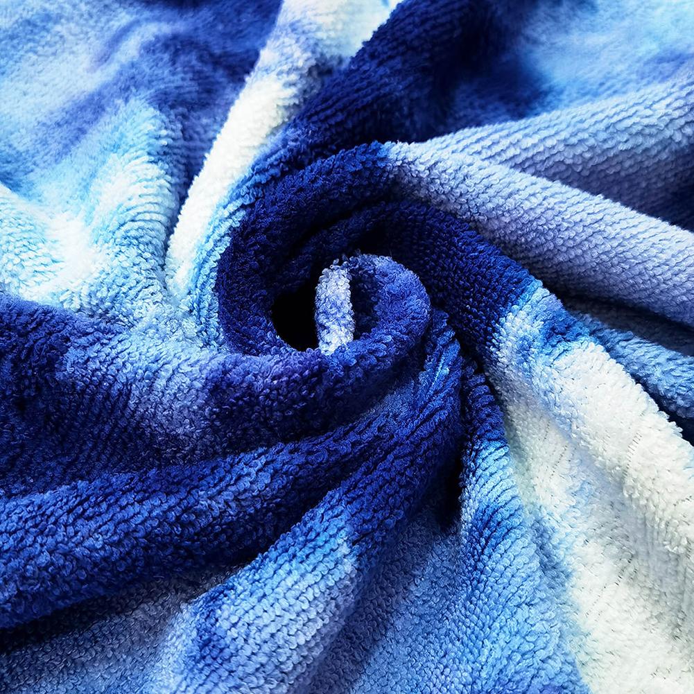 Полотенце-пончо для серфинга. Многофункциональный халат с капюшоном для водных видов спорта. Быстросохнущее пляжное одеяло из микрофибры с большими карманами. Полотенце для купания.