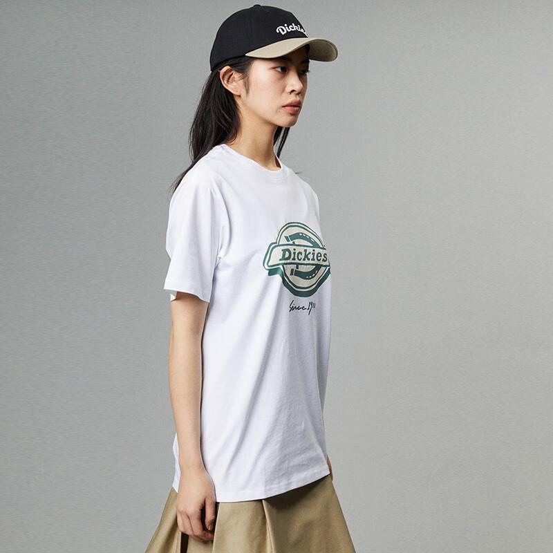 Унисекс футболка Dickies с большим логотипом, с круглым вырезом, с коротким рукавом