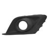 Fog Lamp Cover Black Front Bumper Foglight Cover Replacement for Mazda 3 2014 To 2016 Right: