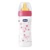 Chicco Chicco Well-Being Latex Teat Bottle 2 Months+ 250mL (Girl)
