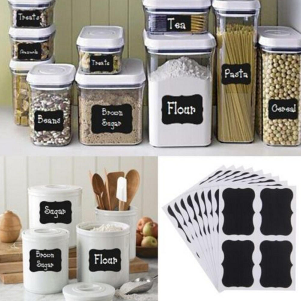 Sale 36Pcs Chalkboard Blackboard Chalk Board Stickers Decals Craft Kitchen Labels