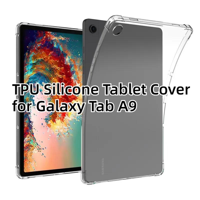 Чехол для Samsung Galaxy Tab A9 Plus 10,5 2023 X210 X216, прозрачный силиконовый чехол из ТПУ для планшета Galaxy Tab A9 8,7 X110 X115 Funda