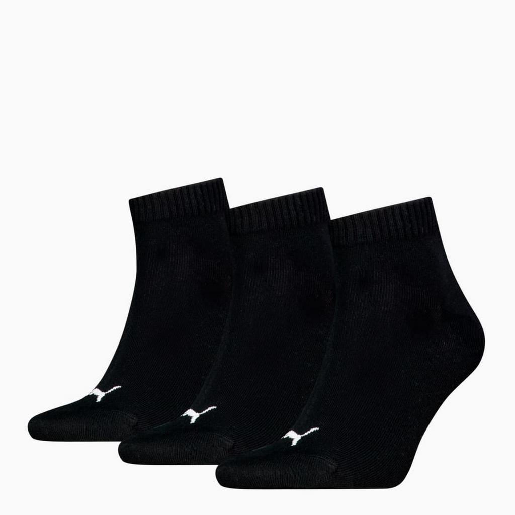 Puma Quarter Plain Socks 3-Pack 93858906 Size 35-38