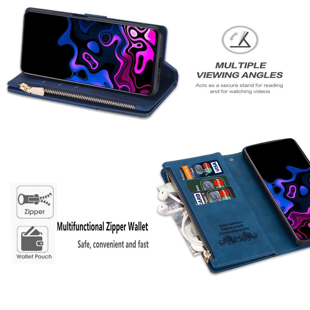 Чехол для телефона Xiaomi Leather с многофункциональным шнурком-молнией - Чехол для Redmi Note12