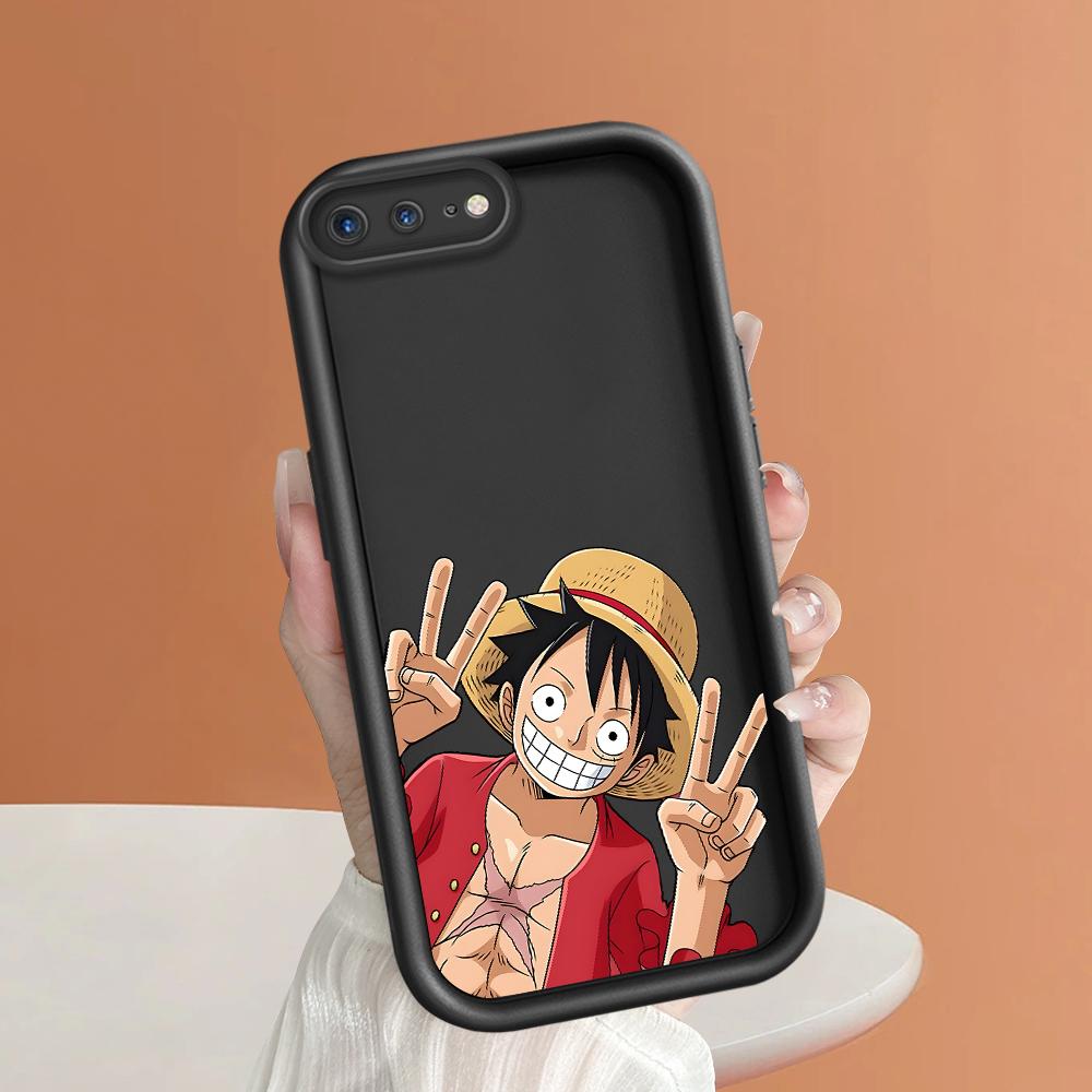 Чехол для телефона с узором «Счастливый Луффи» для iPhone Samsung Galaxy Xiaomi Redmi POCO HUAWEI Honor противоударный резиновый чехол