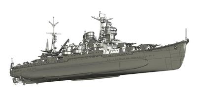 Fujimi Model Серия 55 Военно-морских сил Империи Японский тяжелый крейсер Ибуки 1/700 Нет. FH-55