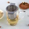Reusable Infuser Fine Stainless Steel Coffee Lid Leaf Spice Filter Infuser Tea Strainer Filters