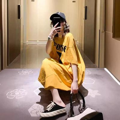 Летние платья больших размеров, женские длинные свободные платья с открытой спиной и коротким рукавом, футболка для беременных