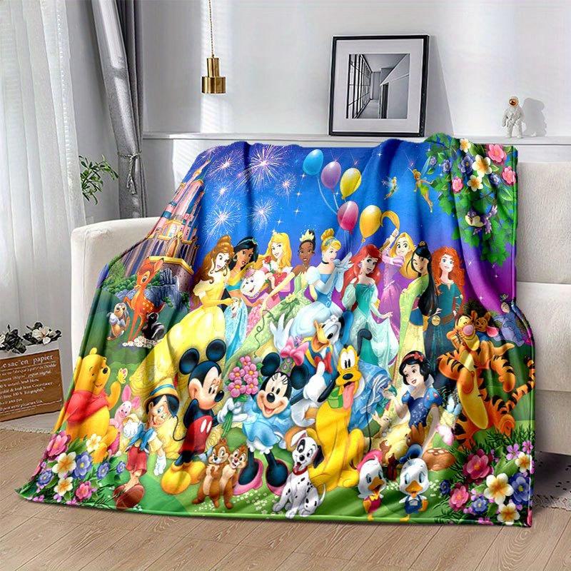 Mickey and Minnie Cartoon Blanket: Adorable, Warm, and Perfect for Home Decoration  Living Room, Travel, and All Seasons