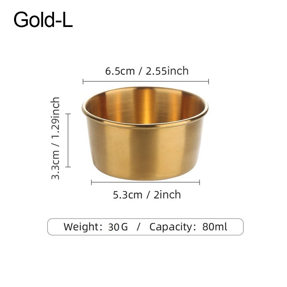 Миска для соуса горчичного/салатного/томатного, из нержавеющей стали, чашка для соуса, многофункциональная соусница