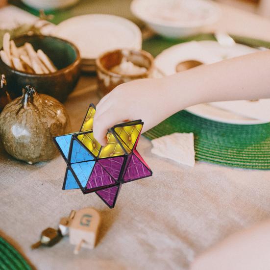 Непоседа со звездами, игрушки, куб, подарок для детей и взрослых, 3D дизайн, магнитный крутой сенсорный куб, игрушка для снятия тревоги и стресса