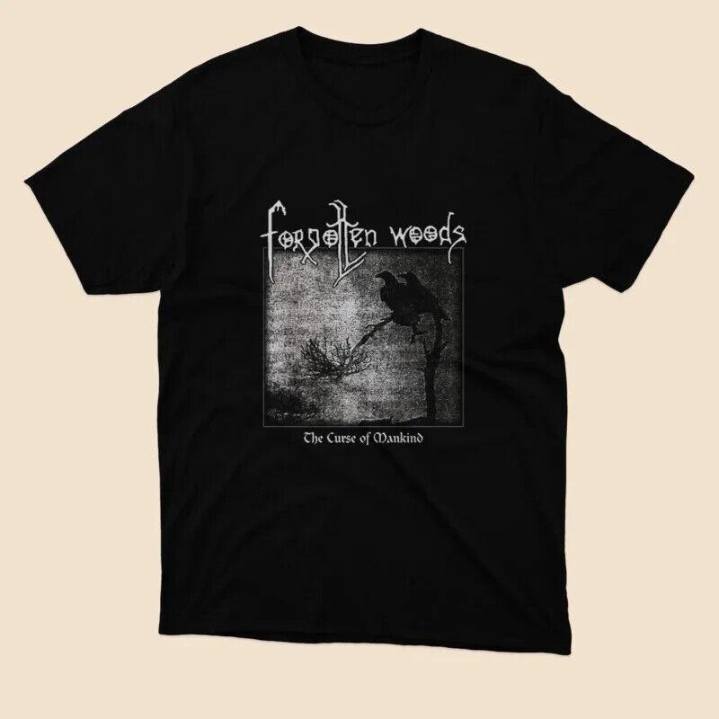 Ограниченная серия Forgotten Woods Футболка The Curse of Mankind Черная Размеры от S до 5XL Унисекс Футболка