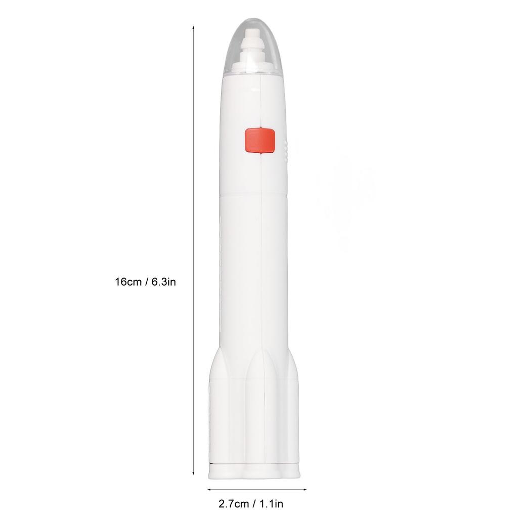 Electric Eraser Low Noise Rechargble 2 Replacble Refills 2.7x16cm ABS   Electric Pencil Eraser for Study