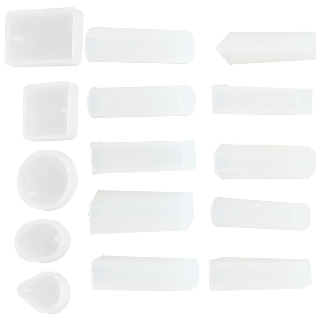 Jewelry Pendant Silicone Mold DIY Craft Jewelry Pendant Making Mold Screw Eye Pin Set