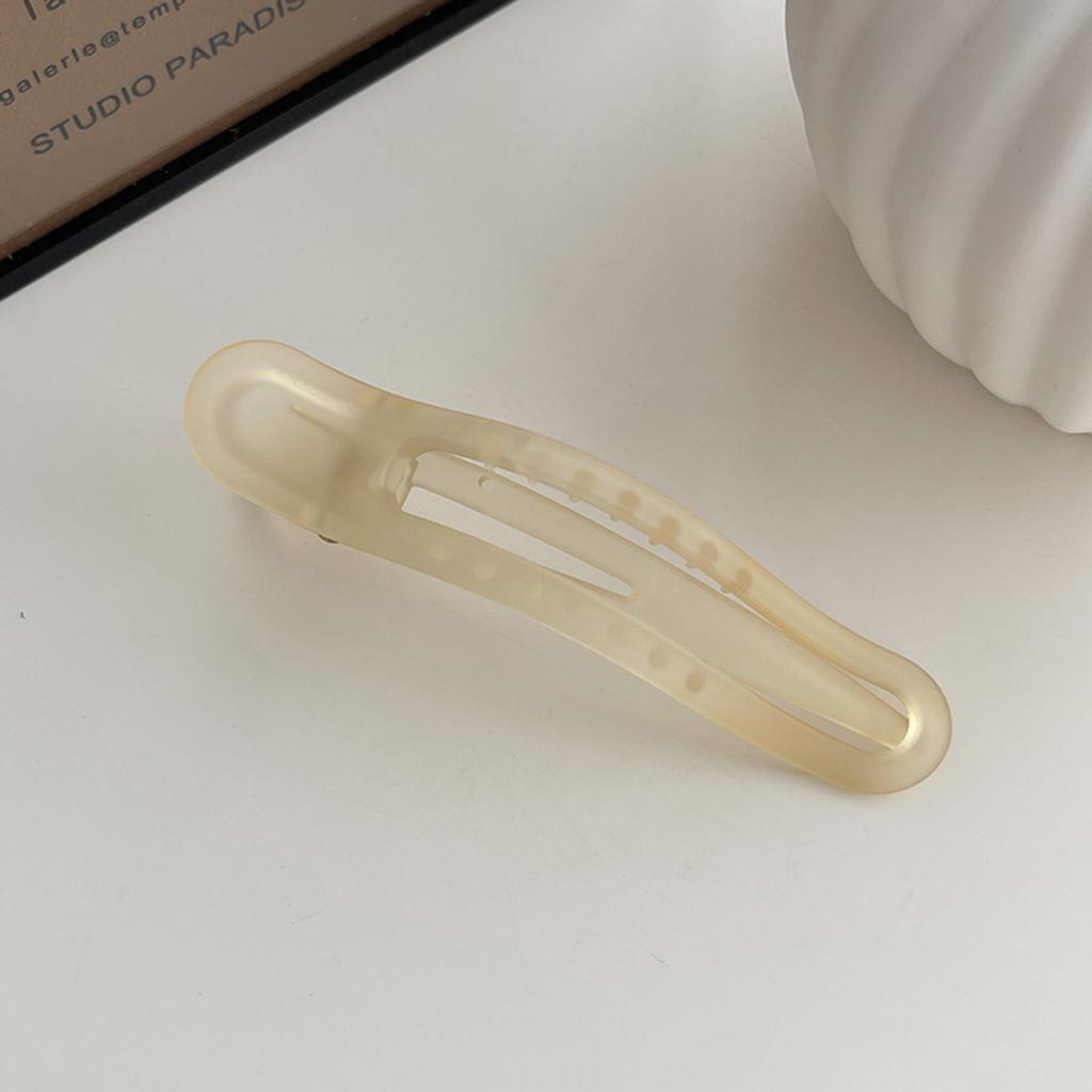 Винтажная матовая заколка для волос для женщин, модная, с индивидуальностью, с градиентным контрастом, заколка-уточка, аксессуары для волос для девочек на каждый день