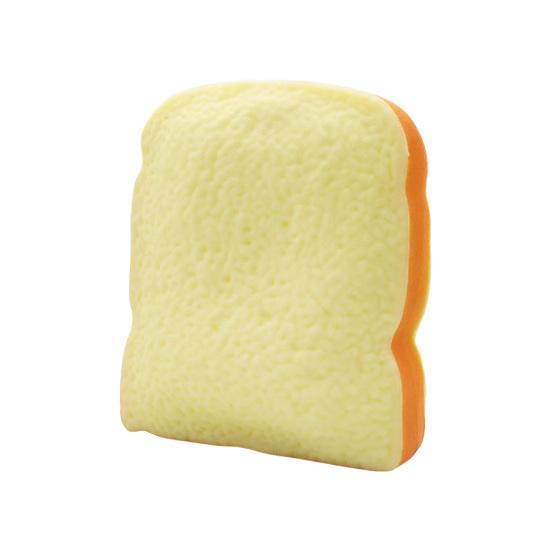 Bread Squeezing Toys 1/2Pcs Simulated Toast Stress Relief Toy Sliced Squeeze Sensory Relaxation Toy Soft Stretchy Fake Food Fidget for Kids