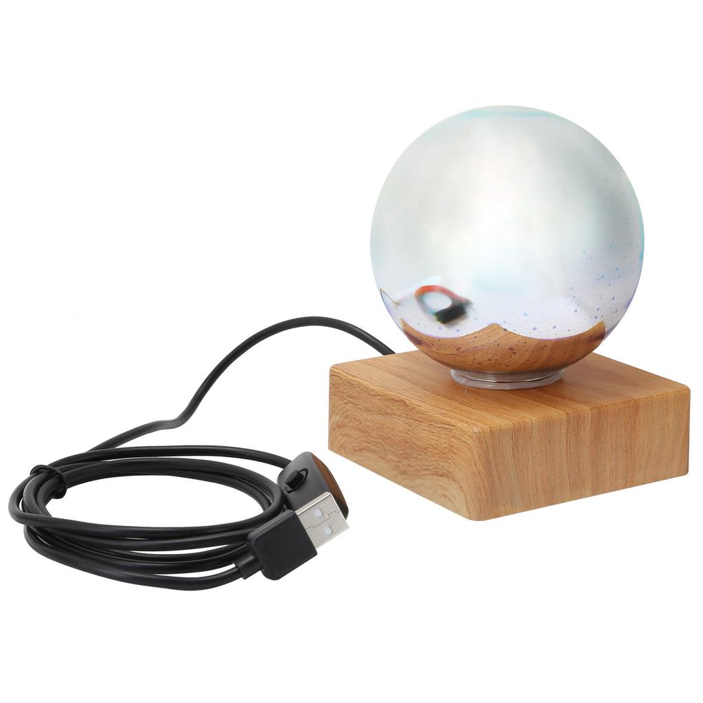 Стеклянный шар Ночной светильник USB-подключение к прикроватной лампе Декоративная лампа Красочный рождественский подарок