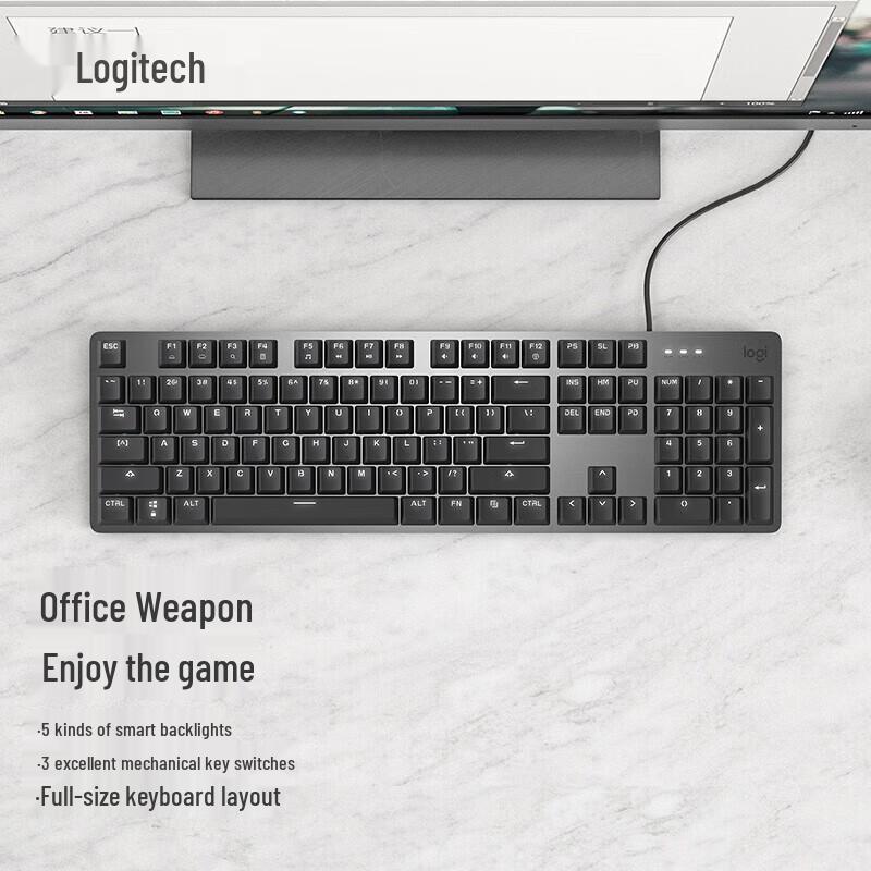 Logitech K845 Mechanical Keyboard & G502 HERO Gaming Mouse Combo