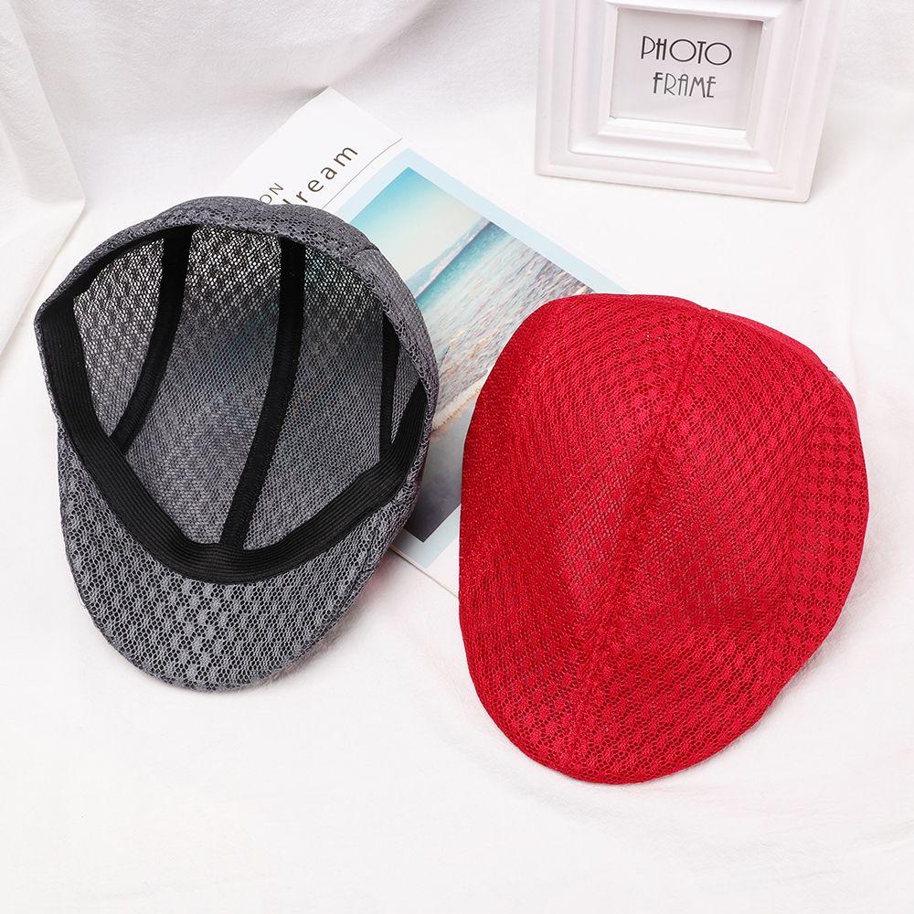 Fashion Casual Newsboy Style Adjustable Mesh Caps Gatsby Hats Beret Hats Sun Caps