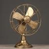 Retro Table Fan Model Antique-Style Metal Industrial for
