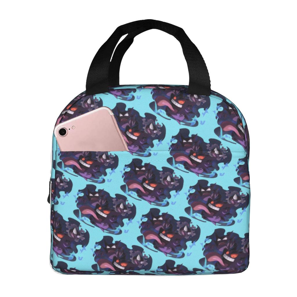Custom G-Gengars Resuable Lunch Boxes Women Men Multifunction Cartoon Cooler Thermal Food Insulated Lunch Bag Office Work