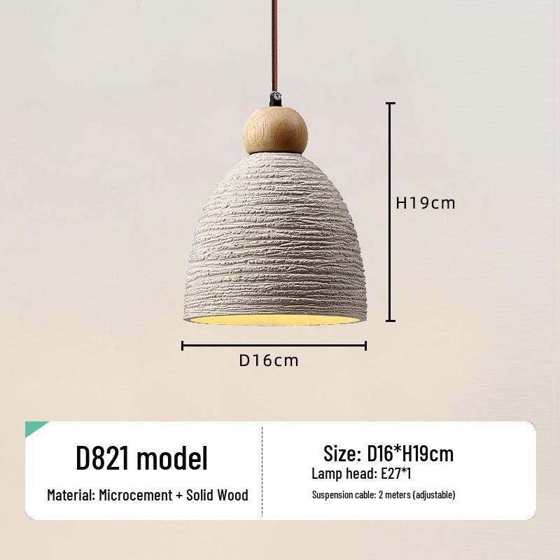 Японский подвесной светильник в стиле Ваби-Саби из желтого травертина, ретро-стиль середины века для спальни, гостевого дома или ресторана.