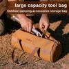 Сумка для инструментов, сумка для хранения принадлежностей для кемпинга, сумка для хранения ветровой веревки для палатки, портативная сумка для кемпинга с гвоздями, круглая сумка
