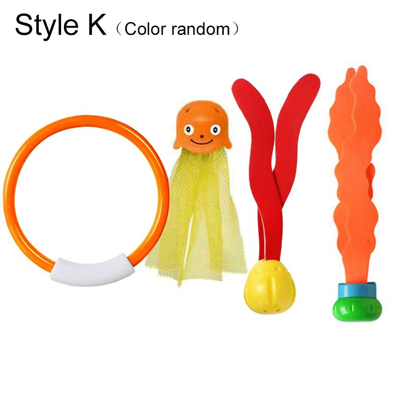 Игрушка для дайвинга Пластиковая Детская Подводное обучение Летний Поплавок Аксессуары для бассейна Торпеда Водоросли Водные игрушки для детей TMZ