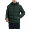 Lightweight Down Jacket for Fall and Lightweight and Comfortable for Outdoor Casual Hooded Warm and Warm for Commuting and Solid Unisex Men's