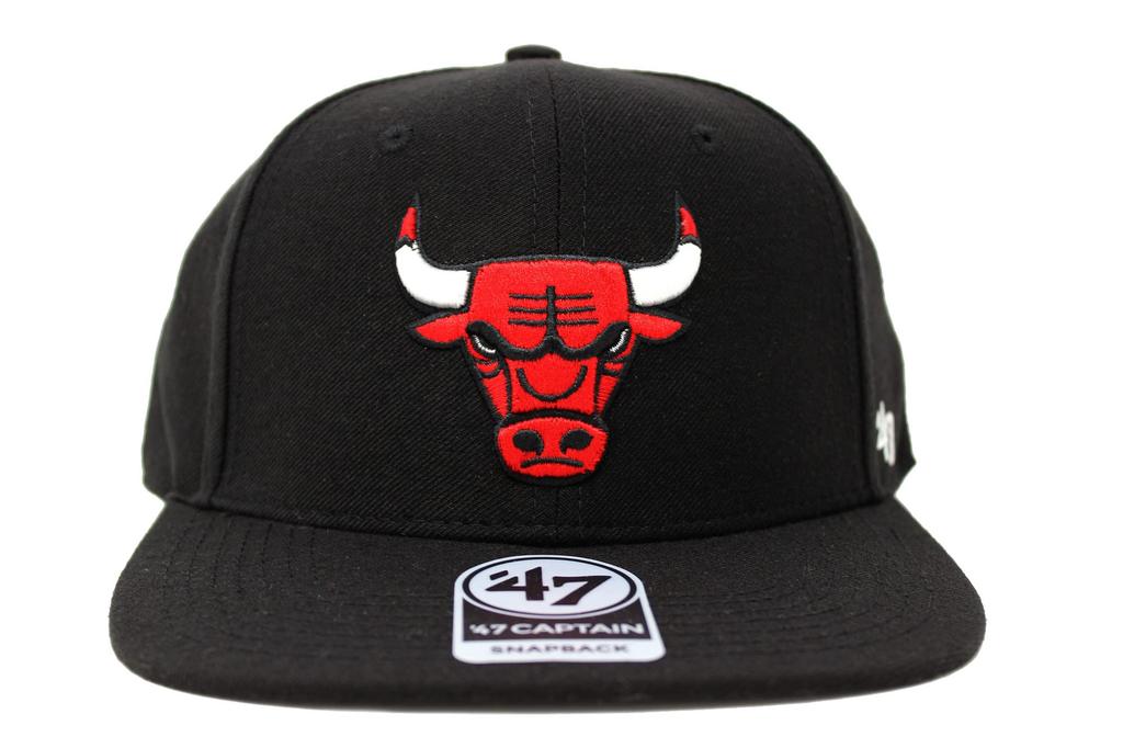 [Forty Seven Brand] Cap BLACK NO SHOT 47 CAPTAIN NBA Chicago Bulls