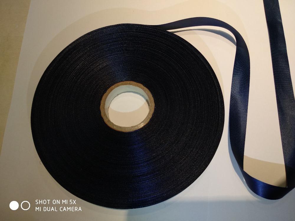 Factory Satin Grosgrain Custom Colors Embossed Printed Black Polyester Ribbon