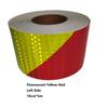 5см/10см/15см/20см*5М Светоотражающие клейкие ленты Флуоресцентный желто-красный Левый Правый Светоотражатели Водонепроницаемые Листы