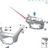 Front Bumper Brackets (Left & Right) for BMW X1 F48/F49 - Part No. 51117954215, 51117954216