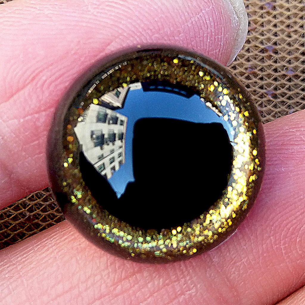 10 пар 3D пластиковых безопасных глаз с блестками для вязаных игрушек, больших амигуруми, поделок, плюшевых кукол для вязания, 9/10/12/14/16/18/20/24 мм