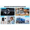 Автомобильный мини-адаптер Bluetooth, беспроводной автомобильный приемник Bluetooth 5.0 для домашних стерео/проводных наушников, звонки в режиме громкой связи, двойное соединение, время воспроизведения 16 часов