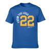 Unisexs Cotton Tshirt With Number 22 Print Casual Short Sleeve Crewneck Tee For Daily Wear Sports Street Style Tops