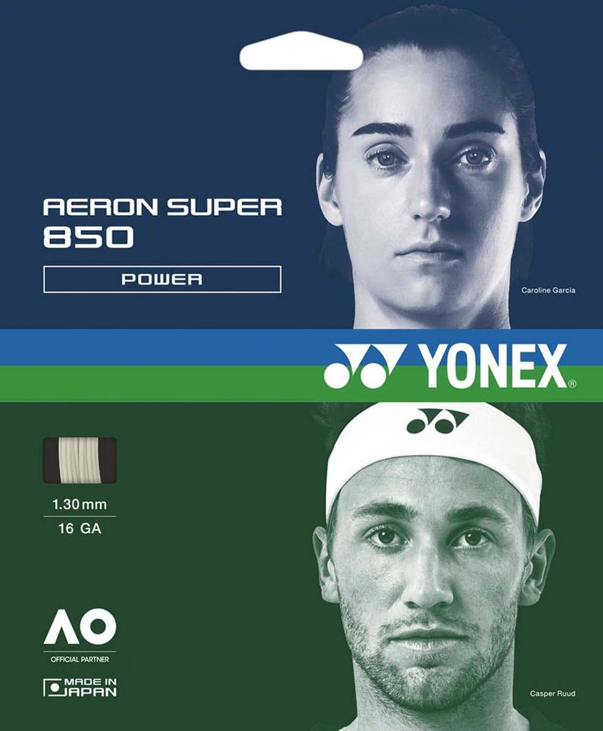Yonex Aeronsuper 850 ATG850 White Tennis Strings (1.30mm)