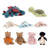 Barcelona Bear & Sky Dragon Plush Toy - Comforting Animal Collection Gift for Girls