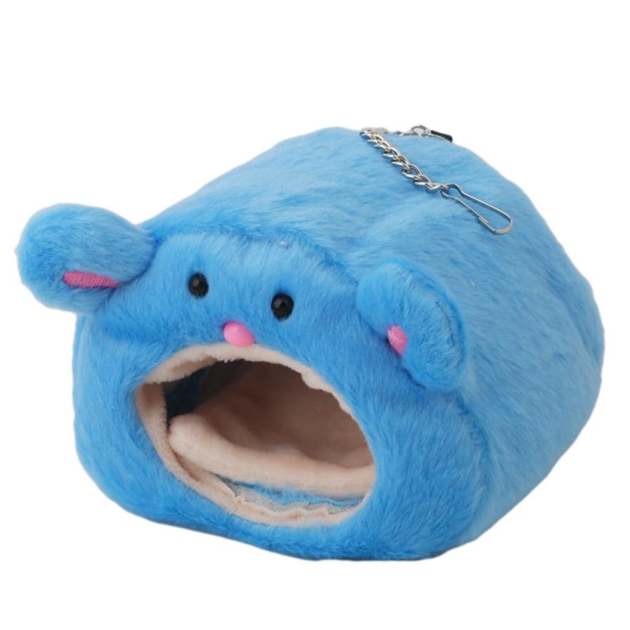 Хомяк Морская свинка Белка Ежик Теплая подвесная кровать для домашних животных Плюшевые гамаки Домик