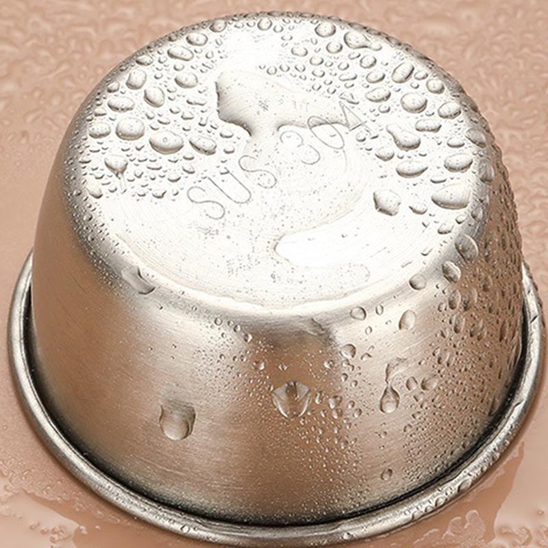 1/6 шт. 40 мл контейнер для заправки салата соусницы портативные небольшие чашки из нержавеющей стали для соуса с герметичными крышками чашки для макания