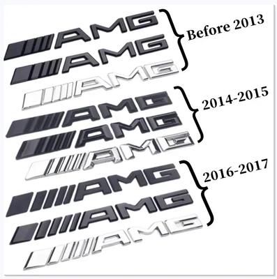 1pcs For AMG Suitable for Mercedes-Benz W204 W205 W206 W177 X205 W166 A/B/C/E/G/CLA/GLK-class Decorative 3D ABS Trailer Sticker. ED1