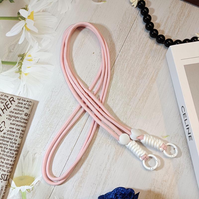 Регулируемый плетеный кроссбоди шнурок для телефона с защитой от потери, с задним зажимом и ремешком для лыжной перчатки