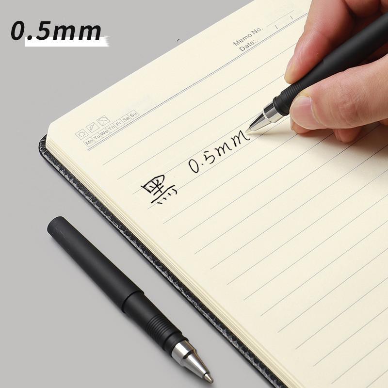 5pcs Pocket Pen Student Pen Signature Pen Fountain Pen 0.5mm Portable Mini Pen School Supplies Stationery