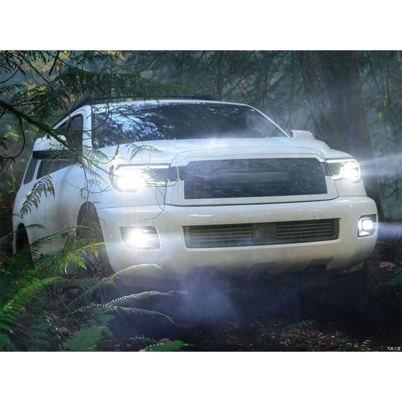 Compatible Grille Modification Accessories for 2019-2021 Toyota Sequoia Front Bumper
