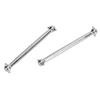 2pcs RC Drive Shaft Precise Control Low Noise Powerful Iron Drive Shaft Dogbone Parts for WLtoys 124008 124010 Remote