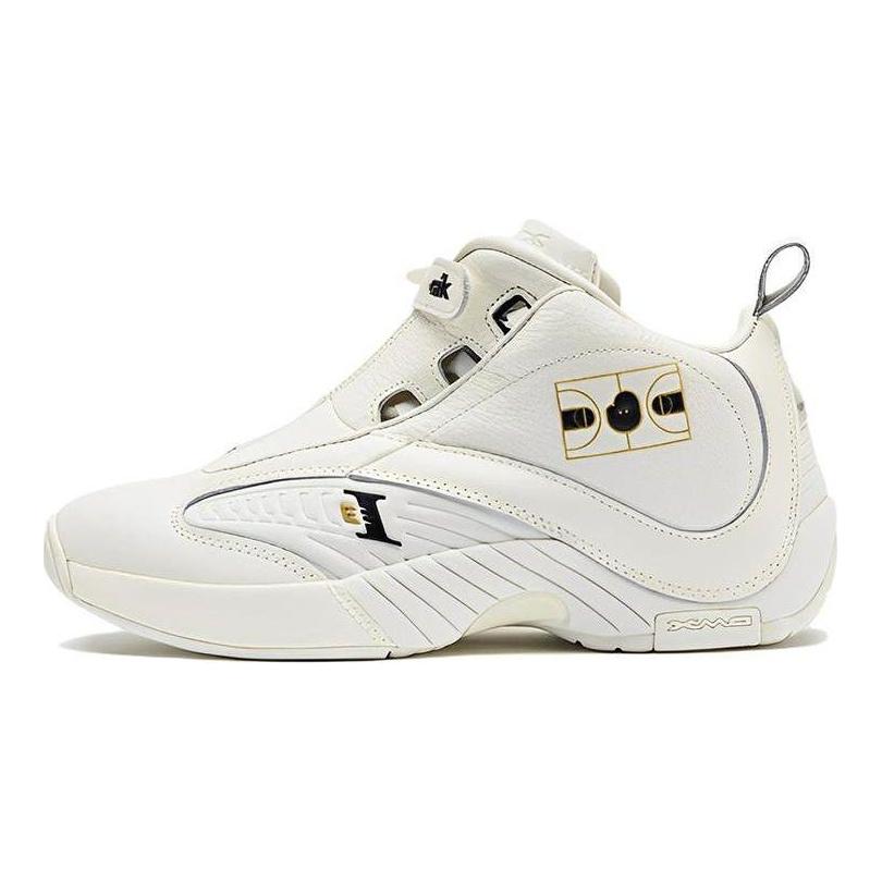 UNIK x LAOWANG x Reebok Answer 4 Меловые Унисекс Кроссовки Белый Основной черный Золотой металлик HQ3592